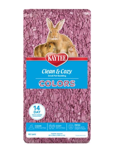Kaytee Clean Cozy Colors Bedding Plum, 1ea/24.6 l
