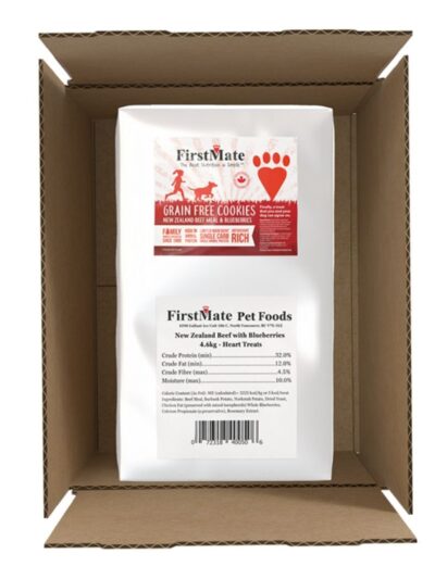 Firstmate Dog Grain Free Beef Blueberry Treat 10Lb