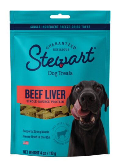 Stewart Single Ingredient Freeze Dried Dog Treats Beef Liver, 1ea/4oz.