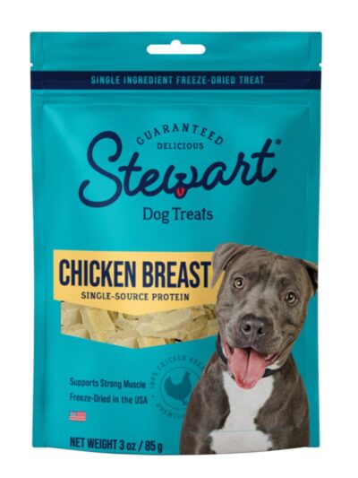 Stewart Single Ingredient Freeze Dried Dog Treats Chicken Breast, 1ea/3oz.