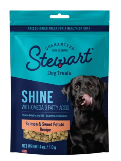 Stewart Shine w/Omega3 Freeze Dried Dog Treats for Healthy Coat Salmon & Sweet Potato, 1ea/4oz.