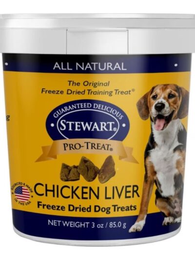 Pro-Treat Freeze Dried Dog Treats Chicken Liver 3oz.