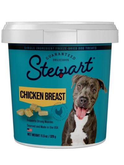 Stewart Single Ingredient Freeze Dried Dog Treats Chicken Breast, 1ea/11.5oz.
