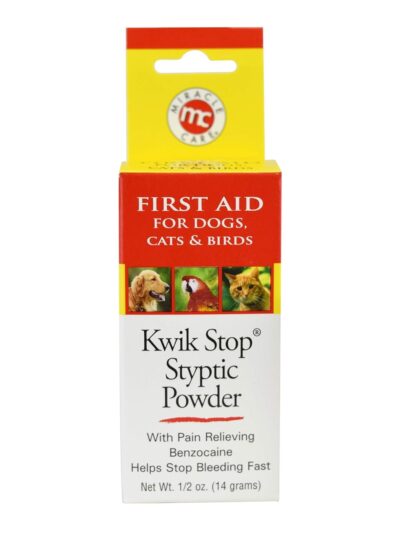 Miracle Care Kwik Stop Styptic Powder Dogs & Cats .5oz.
