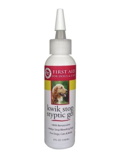 Miracle Care Kwik Stop Styptic Gel For Dogs & Cats 4oz.