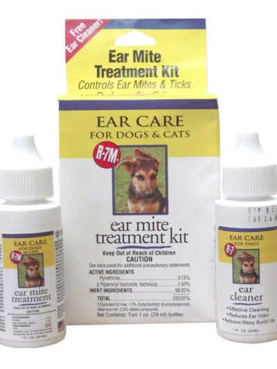 Miracle Care R-7 Ear Mite Treatment Kit 1oz.