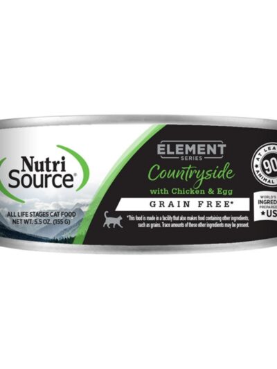 NutriSource Element Series Grain Free Canned Cat Food Countryside 5.5oz