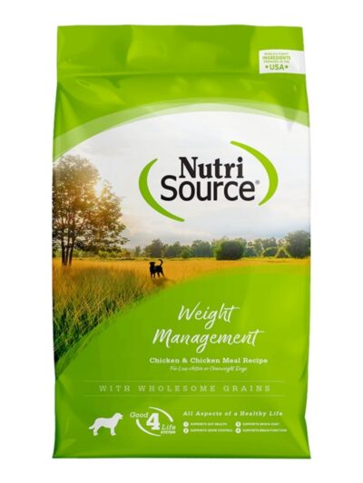 NutriSource Weight Management Dry Dog Food Chicken 12lb