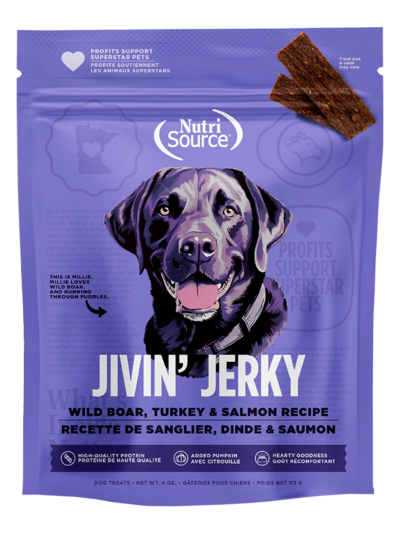Nutrisource Dog Jerky Treat Woodlands Select 4oz.
