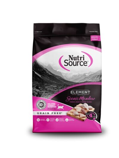 NutriSource Element Series Grain Free Dry Cat Food Scenic Meadow 11lb