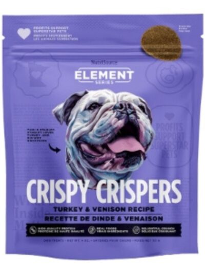Nutrisource Dog Element Series Crispers Turkey Venison 4oz.