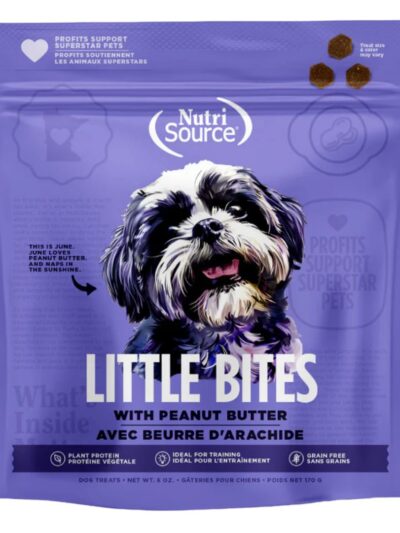 Nutrisource Dog Little Bites Grain Free Peanut Butter 6Oz