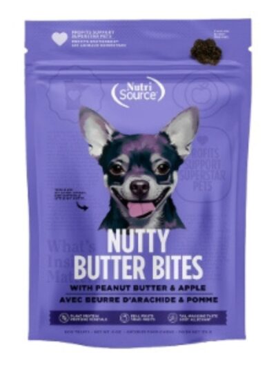Nutrisource Dog Butter Bites Apple 6Oz