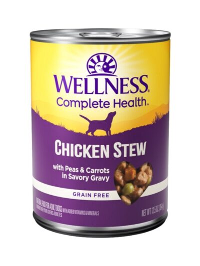 Wellness Dog Complete Health Stew Chicken Peas Carrots 12.5oz. (Case of 12)