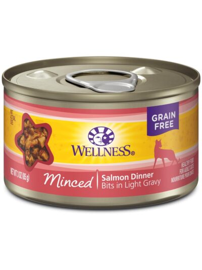 Wellness Cat Complete Health Minced Salmon Dinner 3oz. (Case of 24)