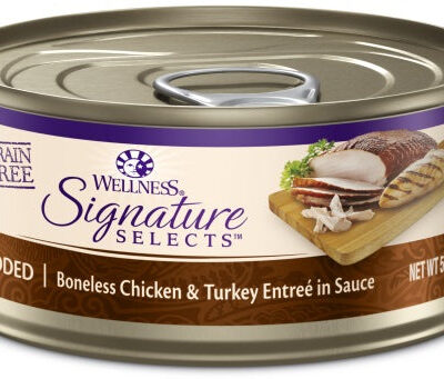 Wellness Cat Core Signature Select Shredded Chicken Turkey Entrée 5.3oz. (Case of 12)