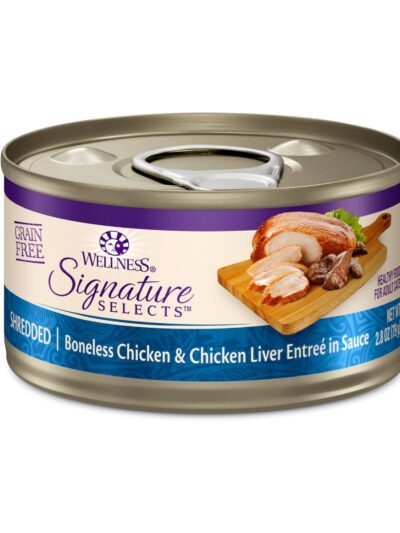 Wellness Cat Core Signature Select Shredded Chicken Liver Entrée 5.3oz. (Case of 12)