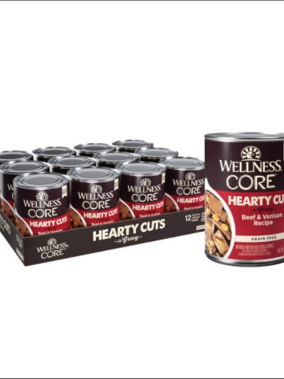 Wellness Dog Core Cuts Beef Venison 12.5oz. (Case of 12)