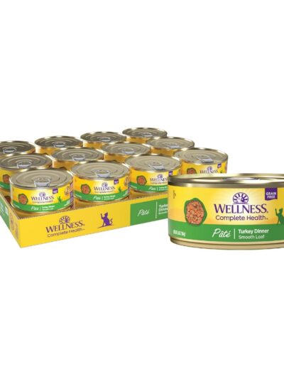 Wellness Cat Complete Health Grain-free Turkey Pate 3oz. (Case of 24)