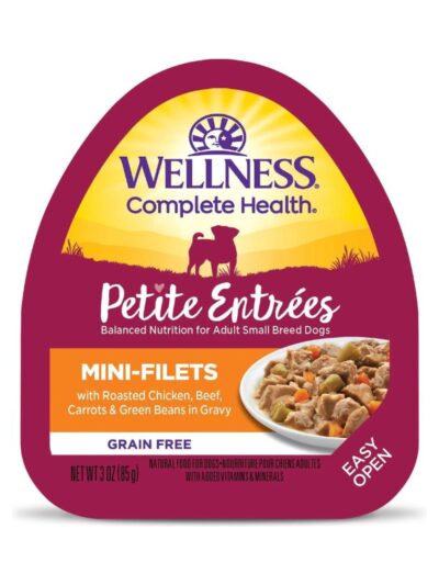 Wellness Complete Health Petite EntrÃ©es Mini Fillet Roast Chicken Beef Carrot Green Bean 3oz. (Case of 12)