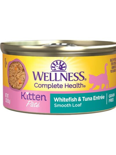 Wellness Complete Health Kitten Whitefish Tuna Pate 3oz. (Case of 24)