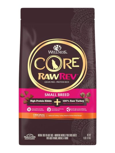 Wellness Dog Core Rawrev Small Breed 4Lb Turkey Chickenmeal