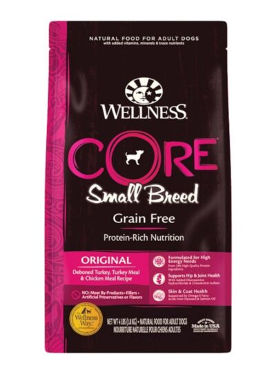 Wellness Dog Core Small Breed 4Lb Grain Free