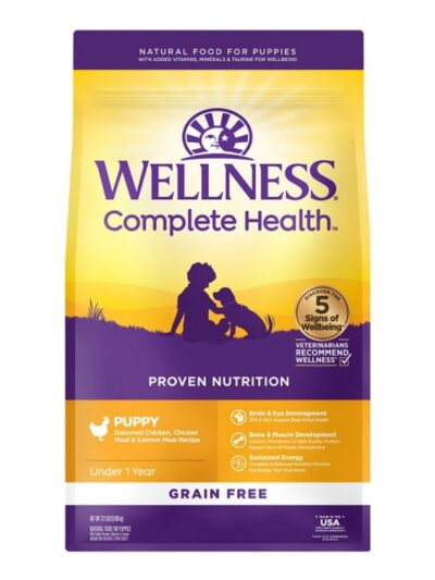 Wellness Complete Health Grain-free 22Lb Puppy Chicken Salmon
