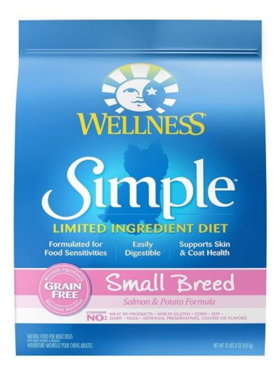 Wellness Dog Simple Small Breed 10Lb 8oz. Salmon Potato