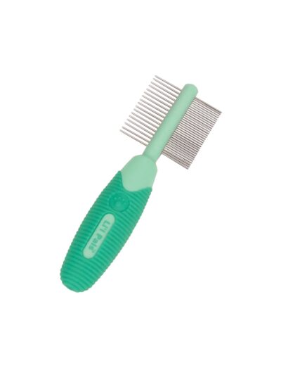 Lil Pals Double-Sided Dog Comb Blue, Green 1ea/One Size
