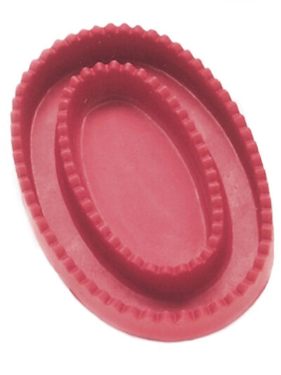 Safari Dog Rubber Curry Brush Green 1ea/One Size