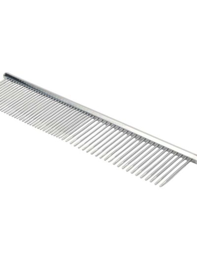 Safari Dog Grooming Comb Medium/Coarse Silver 1ea/7.25 in
