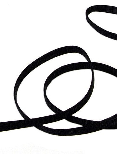 Coastal Single-Ply Nylon Dog Leash Black 1ea/3/8 In X 4 ft