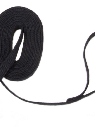 Train Right Cotton Web Training Dog Leash Black 1ea/5/8 In X 6 ft