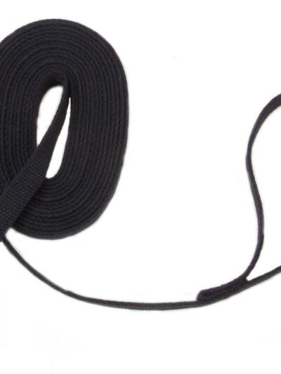 Train Right Cotton Web Training Dog Leash Black 1ea/5/8 In X 15 ft