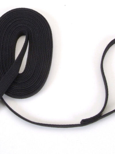 Train Right Cotton Web Training Dog Leash Black 1ea/5/8 In X 20 ft