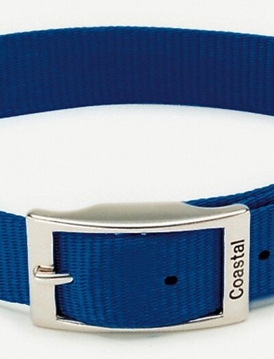 Coastal Single-Ply Nylon Collar Blue 1X18In