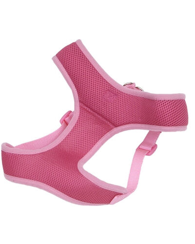 Coastal Pet-Comfort Soft Wrap Adjustable Harness, 5/8 Inch Pink Girth 16 Inch-19 Inch