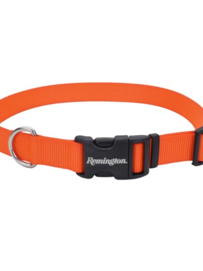 Remington Adjustable Patterned Dog Collar Safety Orange 1ea/1In X 18-26 in, LG