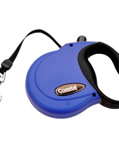 Coastal Retractable Dog Leash Blue 1ea/12 ft, XS