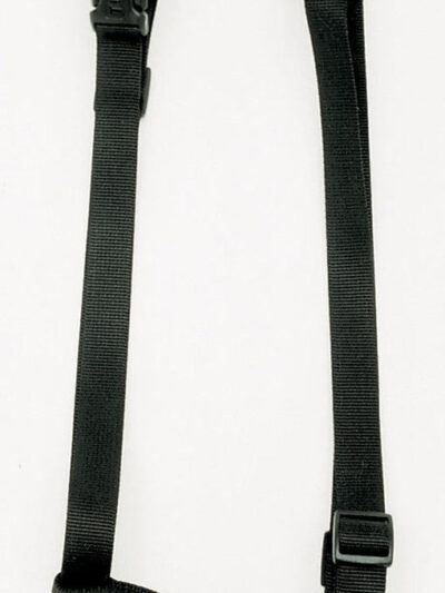 Coastal Standard Adjustable Nylon Dog Harness Black 1ea/LG, 1In X 22-38 in