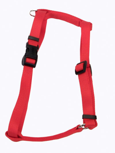 Coastal Standard Adjustable Nylon Dog Harness Red 1ea/LG, 1In X 22-38 in