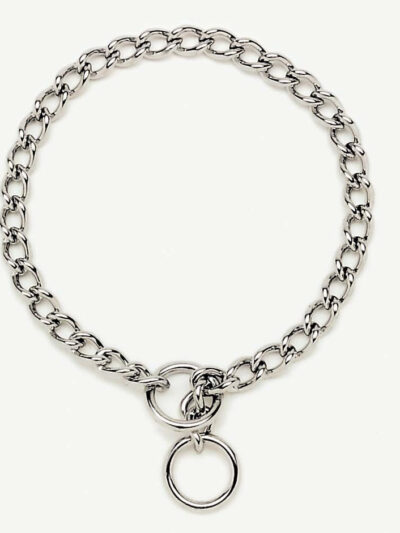 Titan Chain Training Dog Collar X-Heavy Nickel, Chrome 1ea/4 Mm X 28 in