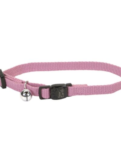 Earth Soy Adjustable Breakaway Cat Collar Rose 3/8X8-12In