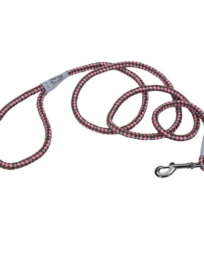 Coastal K9 Explorer 6 Rope Snap Leash Rosebud Pink