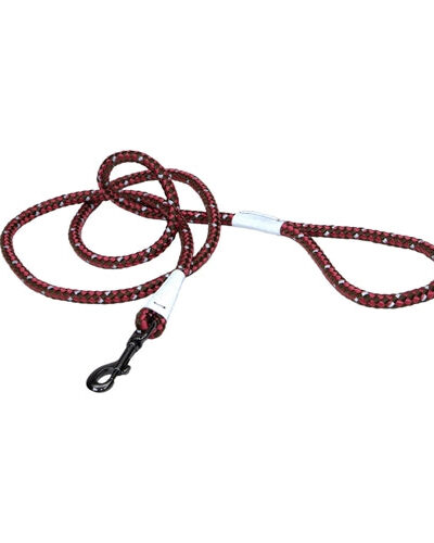Coastal K9 Explorer 6 Rope Snap Leash Berry Red