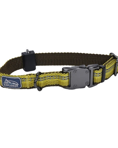 Coastal K9 Explorer 5/8 Inch Adj Collar Goldenrod Yellow (10-14 Inch)