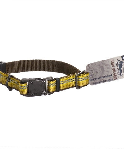 Coastal K9 Explorer 5/8 Inch Adj Collar Goldenrod Yellow (8-12 Inch)