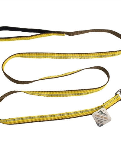 Coastal Pet Products K9 Explorer Reflective Leash With Scissor Snap, 5/8 Inchx6 Goldenrod Yellow