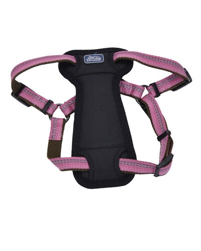 Coastal K9 Explorer 5/8 Inch Padded Harness Rosebud Pink (12-18 Inch)